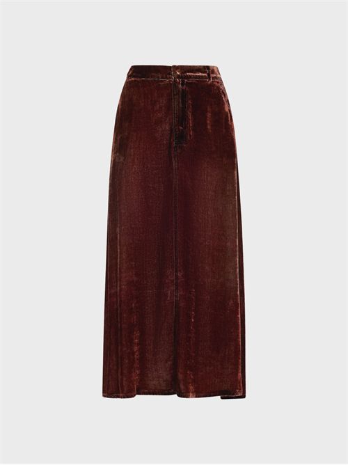 Long viscose and silk skirt PIERRE-LOUIS MASCIA | GO12966519654/102